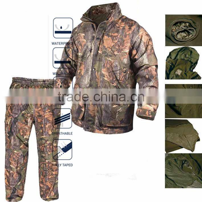 Green Waterproof Extreme Winter Hunting Clothes for men