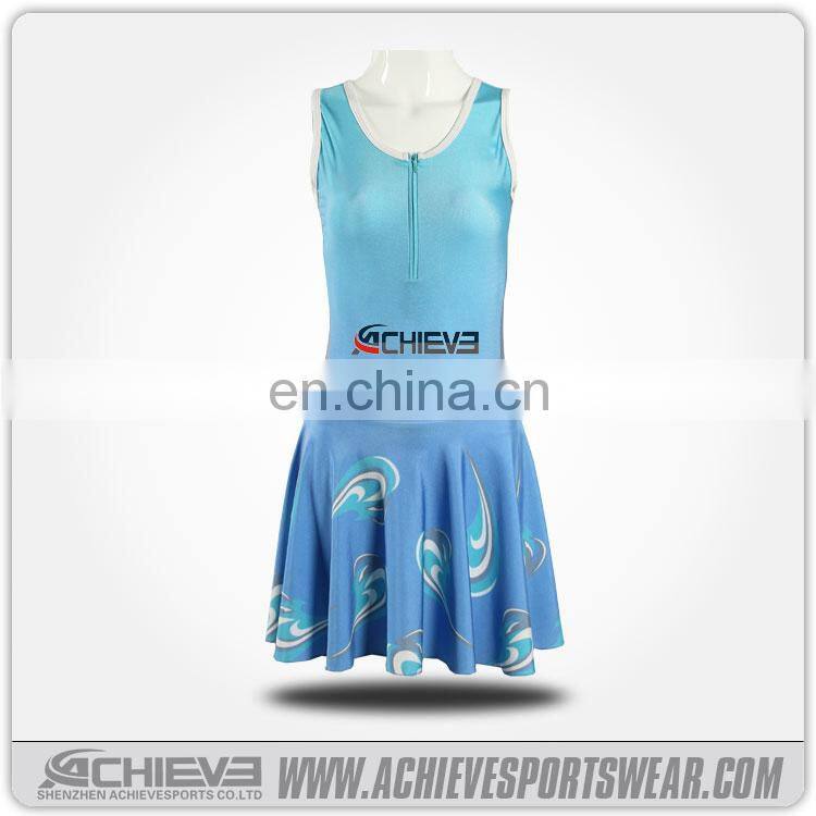 Custom sublimation netball uniforms wholesale netball dresses
