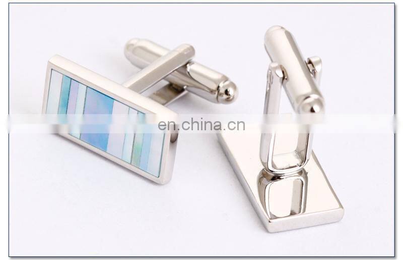 Elegant Colorful Shell of Men's Cufflinks