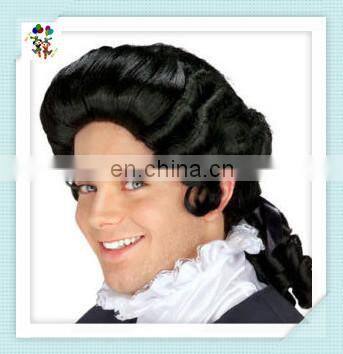 Adult Immortal Colonial Man Silver Peruke Synthetic Wigs HPC-0044