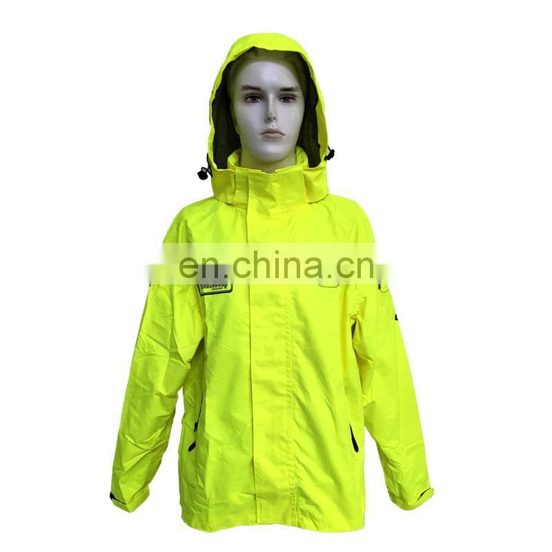 breathable windbreaker polyester waterproof garment