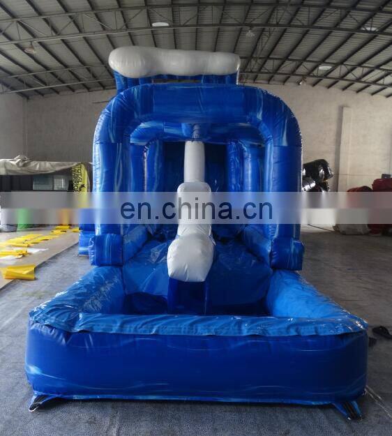 hot products 2017 Custom design cheap banzai inflatable water slide with pool