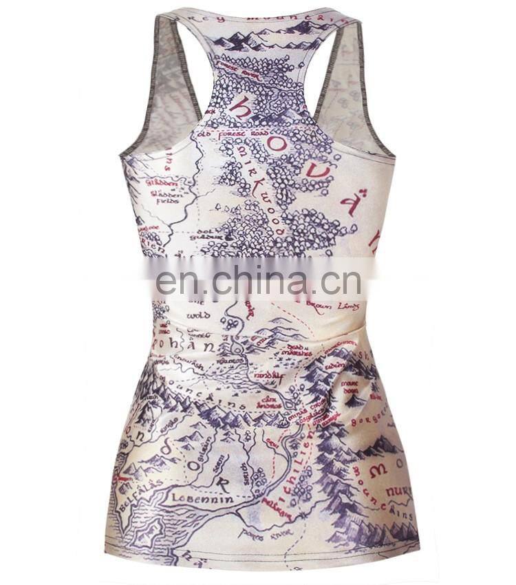 Cheap Wholesale Plain Colorful Women Racer Back Tank Top