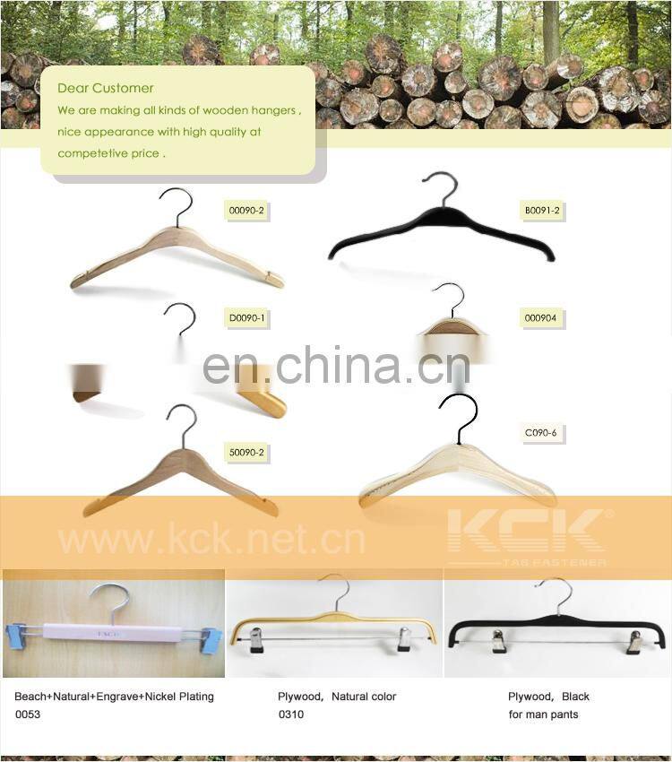 Baby clothes hanger with clip