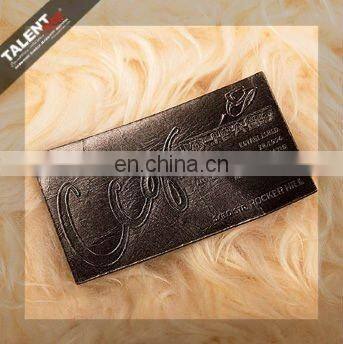 custom PU back patches denim leather label for jeans garment