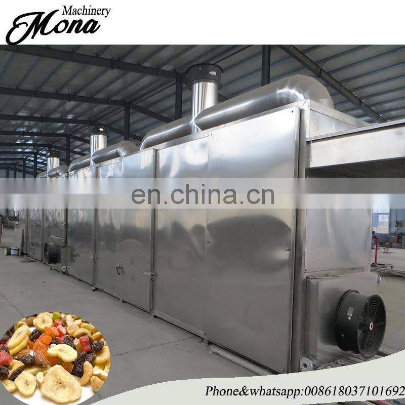 Automatic Gas/Multi-layer Conveyor Mesh Belt Dryer/tunnel food drying oven /machine for fruit and vegetable dry
