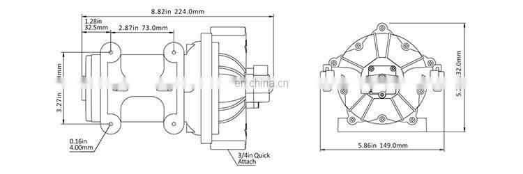 SEAFLO 12V 5.0 GPM Electric Water Pump Machine