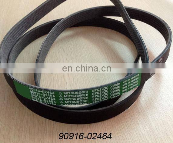 High quality CR rubber fan belt cogged v belt with best cords for Land Cruiser 4.7 V8 OEM:90916-02464