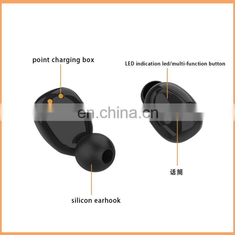 Amazon Hot sale blue tooth 5.0 earphones tws wireless headphone earphones