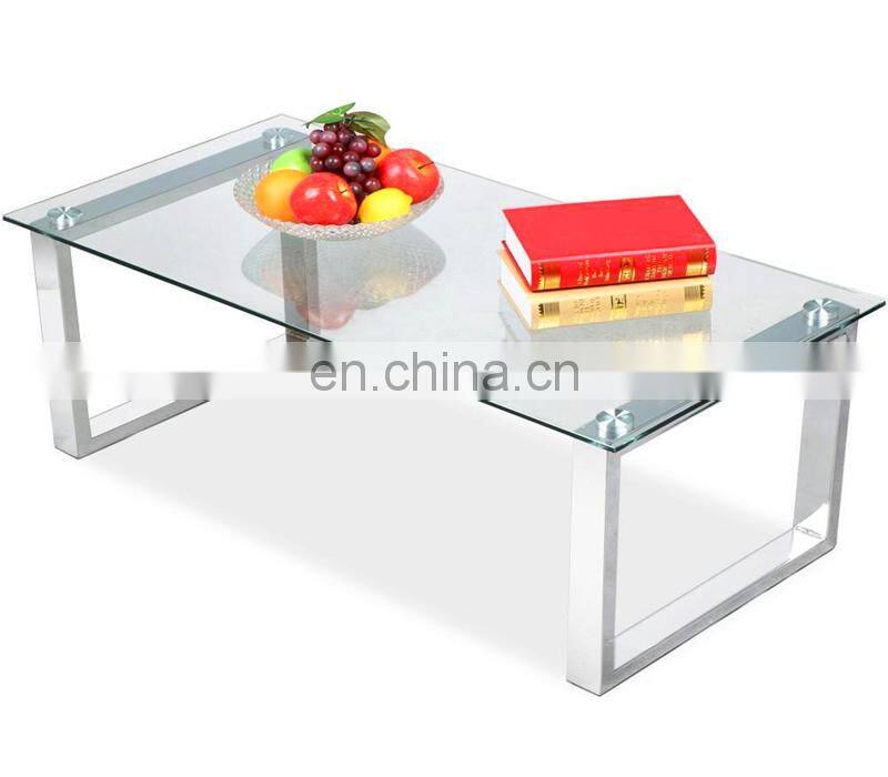 Strong and easy to clean glass table top with  professional polishing