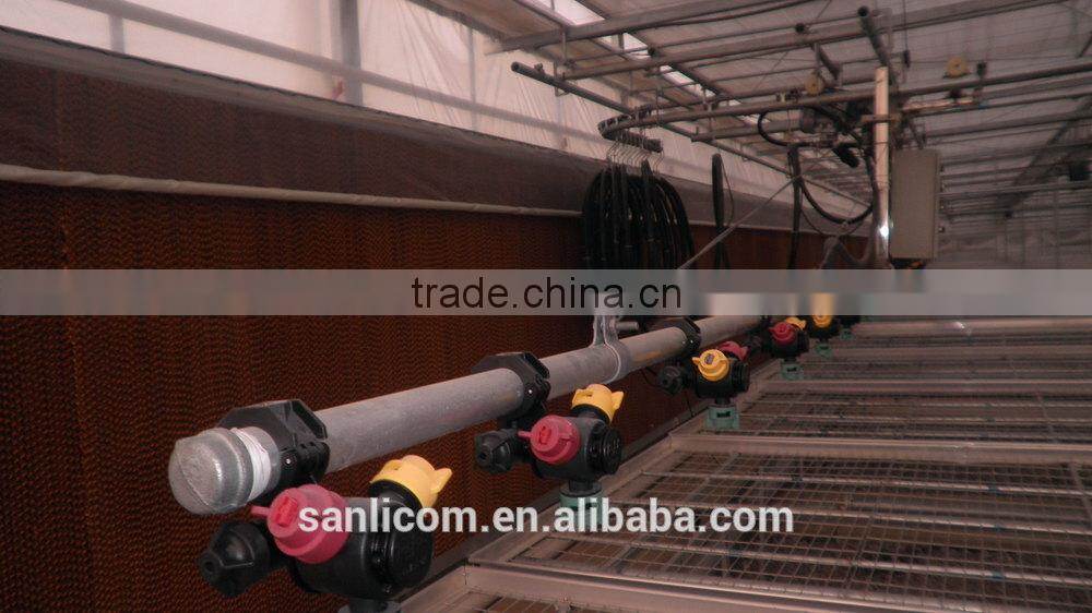 greenhouse mobile booming sprinkler