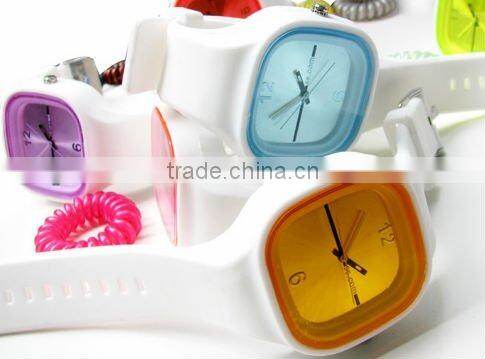 Customized Promotional Quartz Silicone Watch Jelly Watch on sale