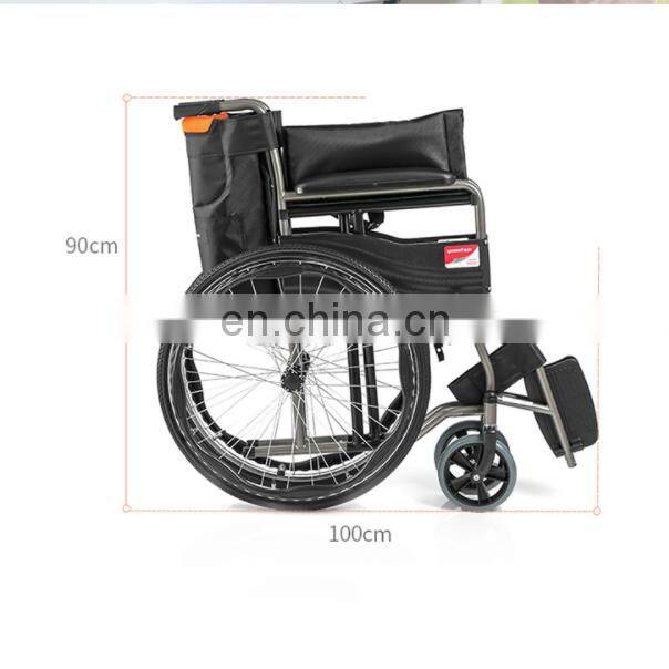 2021 New home full steel tube reinforced collapsible manual wheelchair