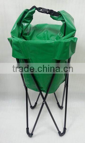 foldable storage bag with removeable stand for outdoor events