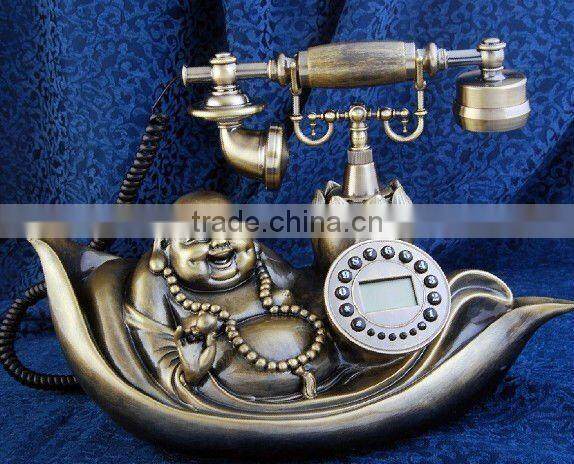 Copper Old Style Antique Telphone