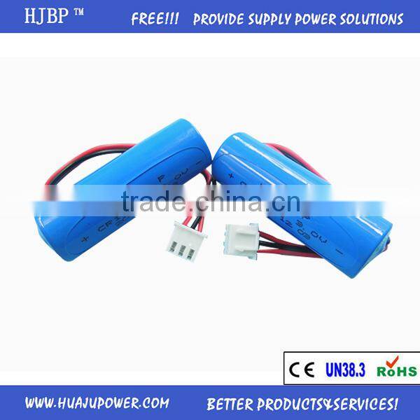 HJBP china factory wholesales non-rechargeable LIMNO2 3V CR17505 primary lithium battery with high power