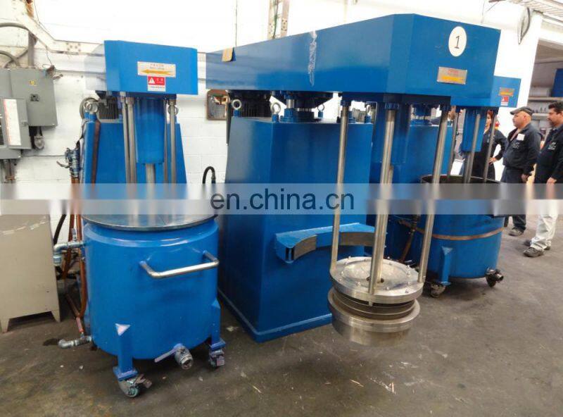 China factory low price 100/200/500 Liters capacity hydraulic lifting high speed basket bead mill for paint,ink,pigment,dyes