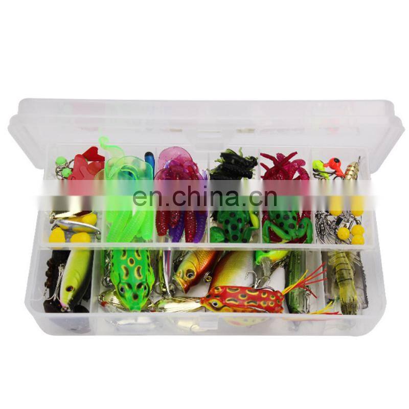 Amazon Popular Factory Direct Sales Lure Combo141pcs/set Multi-Function Full Swimming Layer Fishing Bait Set