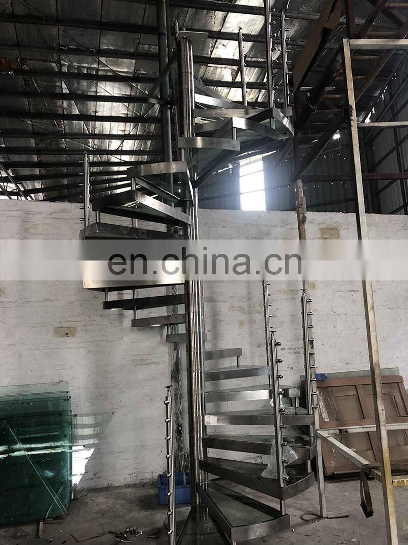 galvanized spiral carbon stainless steel stairs grill design with good price