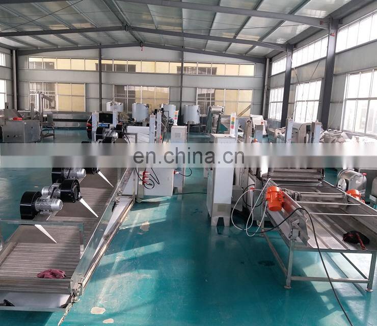 XDX 500kg/h full automatic frozen french fries machinery for potato french fries production line