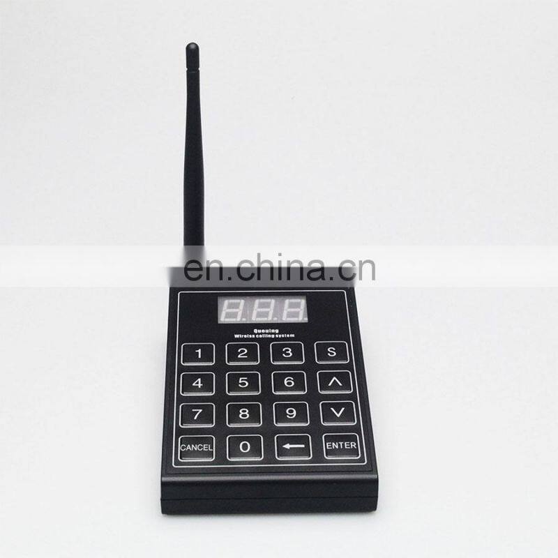 SU-680 Wireless Paging System Restaurant Pager System with 10 Pagers Vibration Beep Light Indicator