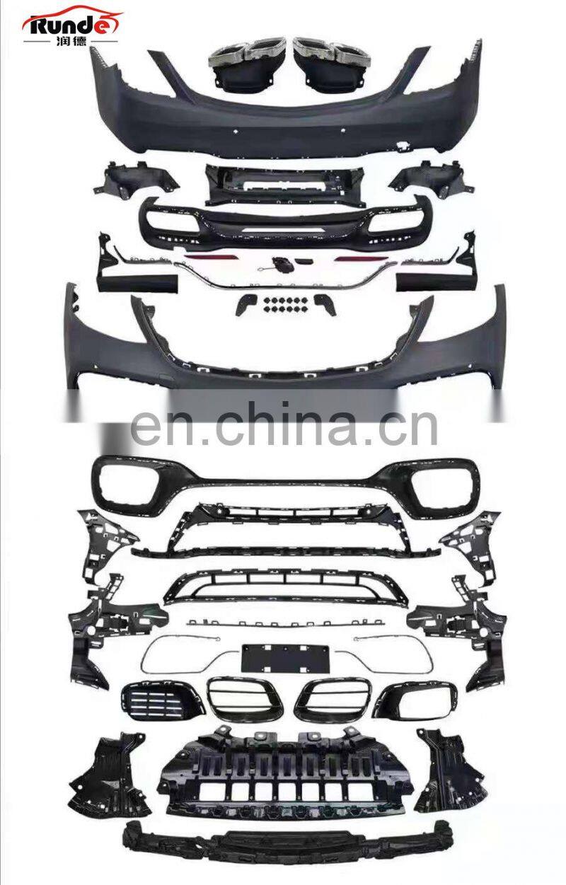 Runde Car Modification W222 Update To Barbu B700 Style Body Kits For Mercedes S-class W222 S320 S350 S400 S63 S65 Body Kit