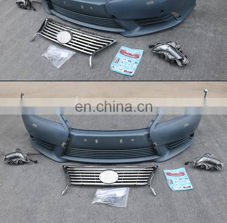 Runde ABS Material Modified New Style Front Body Kit For 2006-2012 Lexus ES240 250 300H 350 Front Bumper Headlight