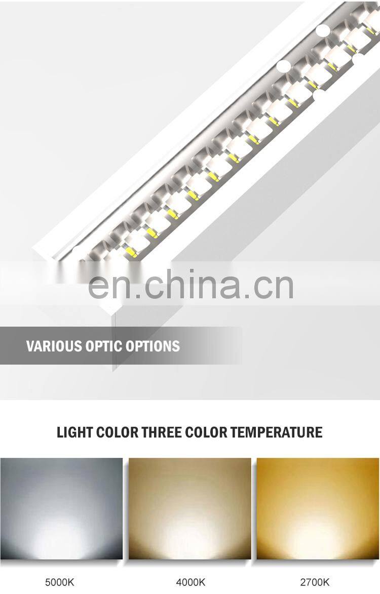 Modern High Lumen Office Airport Aluminum Smd 4000k 60w Led Linear Light