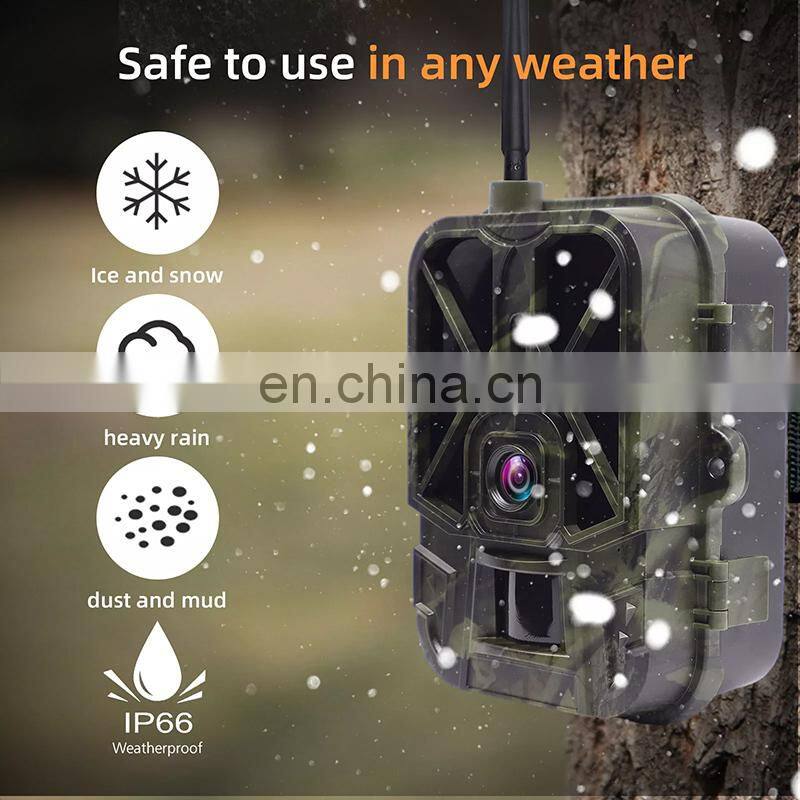 2022 New 4K 30FPS 36MP IP65 APP Control with Cloud Service Night Vision Cellular Trail Camera 4G Hunting Camera HC-940Pro