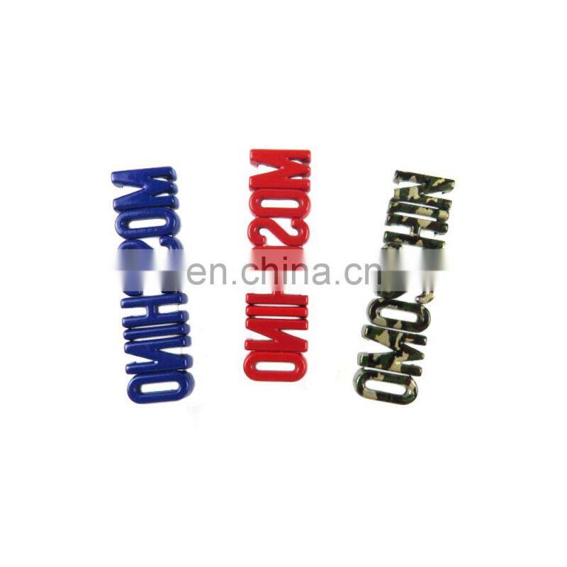 2021 Customization High Quality Different Colors Metal Alphabet DIY Letters Handbag Metal Logo Letters