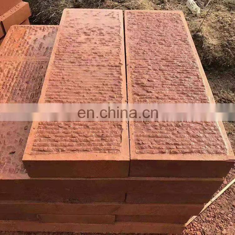 Factory Sale Xinfengrui Customized cut to Size Cheap grooved surface Wholesale non-slip stair steps Red Sandstone Paving stone