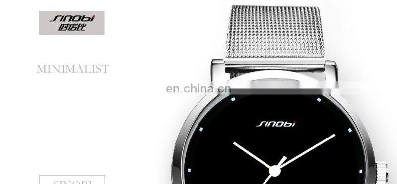 SINOBI Man And Woman Unisex Watch S9598G High School Student Watches Low Price Simply Style Wristwatch Jam Tangan Pria