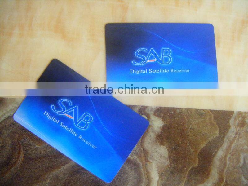 promotional pvc barcode card with 128 code