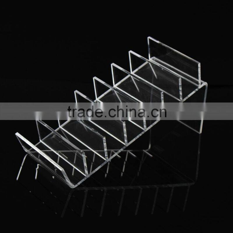 Acrylic Step Wallet Display Stand Purse Display Wallet Holder purse holder