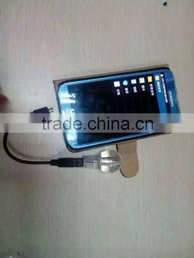 usb cable with led light gift 360degrees .0.5w 5v flip filament with 8GB gigabyte