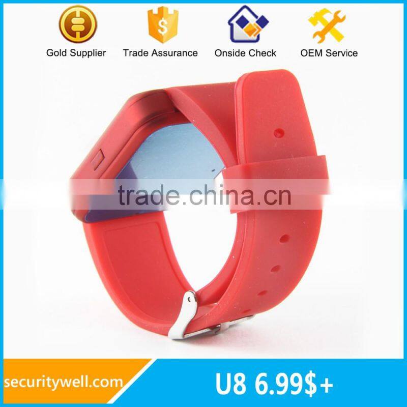 Pedometer Sleep monitor Anti-lost U8 Android Smart watch