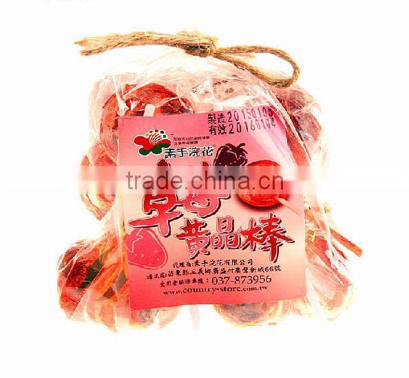 Candy Manufacturer Spray Candy Strawberry Lollipop Candy