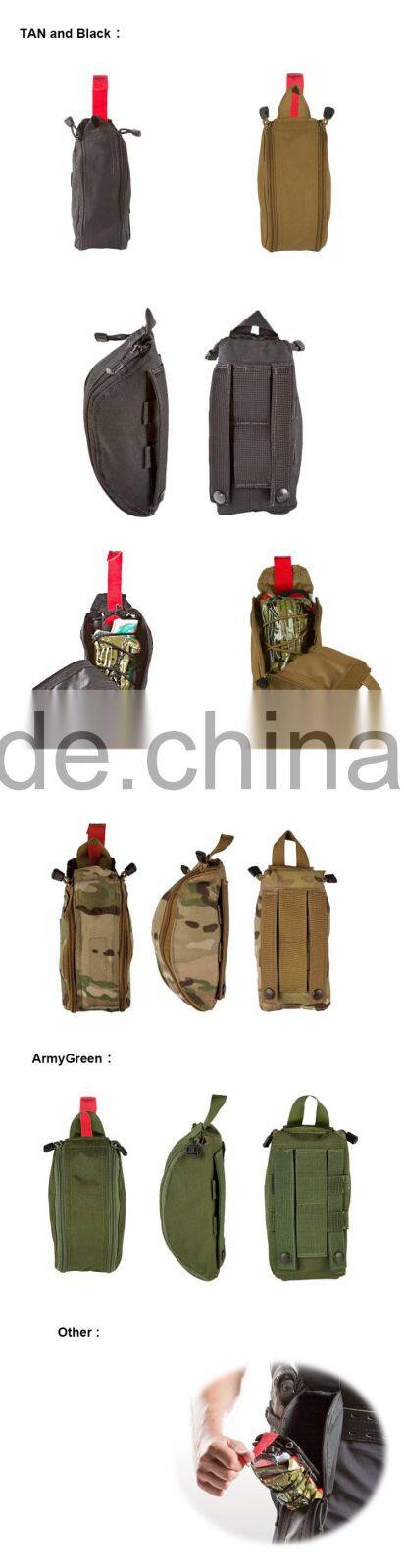 Convenient Compact Promotional Military Medical Aid Pouch