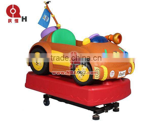 Lovely Orange Car Electric Kiddie Rides Red Blue QHRR13