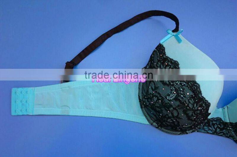 Sexy lace bra panty set ,plus size bra set