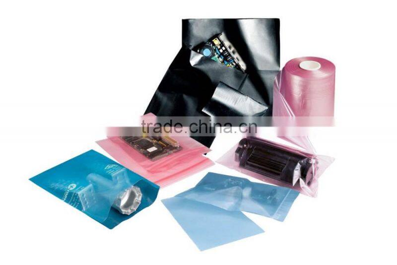 Lay flat pink anti static tubing