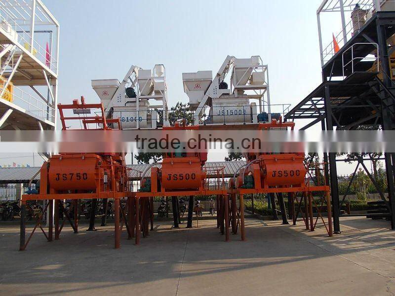 JS series electronic concrete mixer JS500