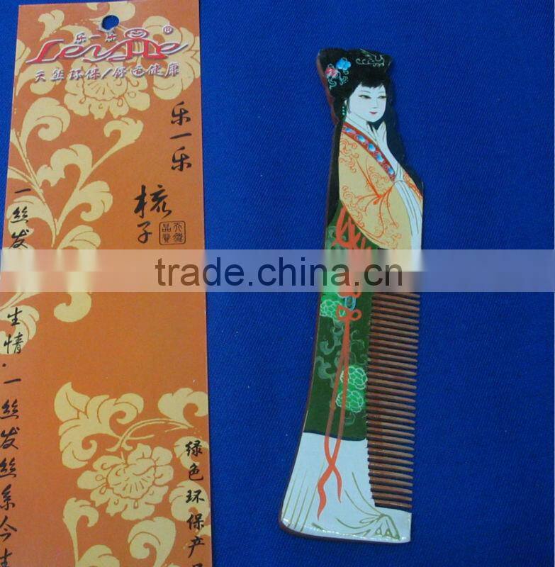 Novelty gifts food shaped plastic small hair comb various color