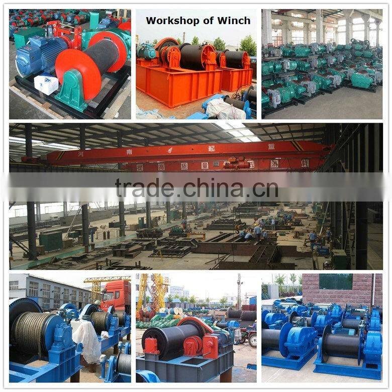 High Efficiency 0.5-60 T Fast Speed Electric Winch, lifting material use