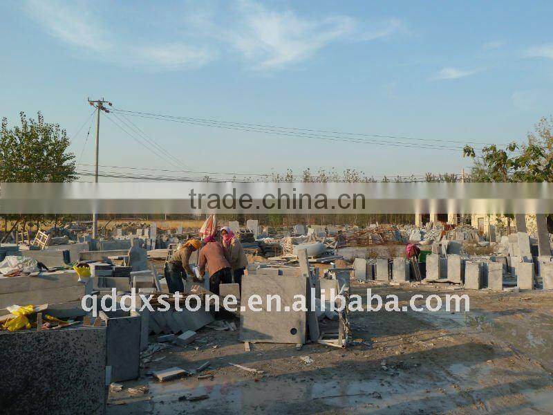 qingdao tumbled blue paving stone