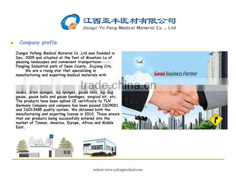 medical cotton WOW gauze bandages rolls sterile or non sterile