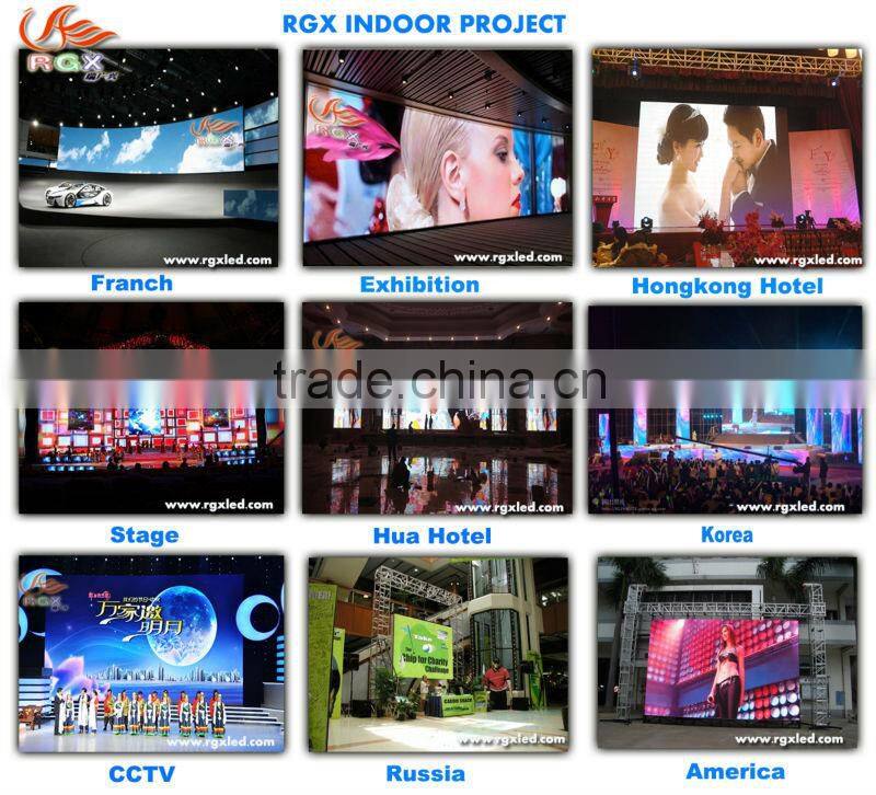 RGX P7.62mm rgb led display screen panel