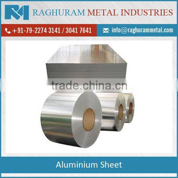 Aluminium Sheet with Wide Application Available at Minimal Market Rate