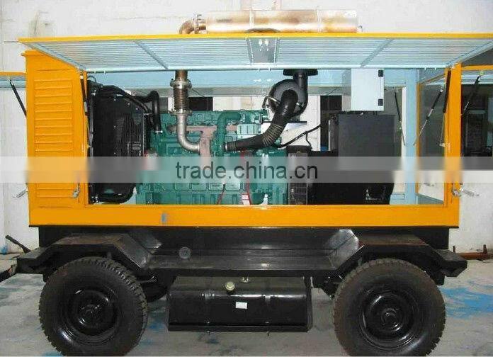 125KVA 100KW Trailer power station