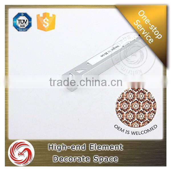 1.0mm thickness ceramic aluminum tile trim corners L shape tile trim